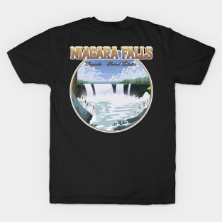 Niagara Falls travel logo T-Shirt